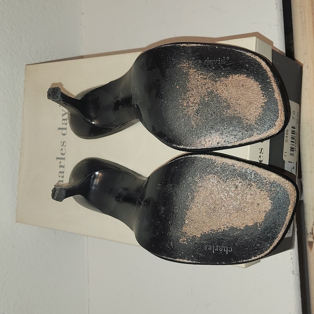 Vintage Y2K Charles david leather heels - Picture 3 of 7